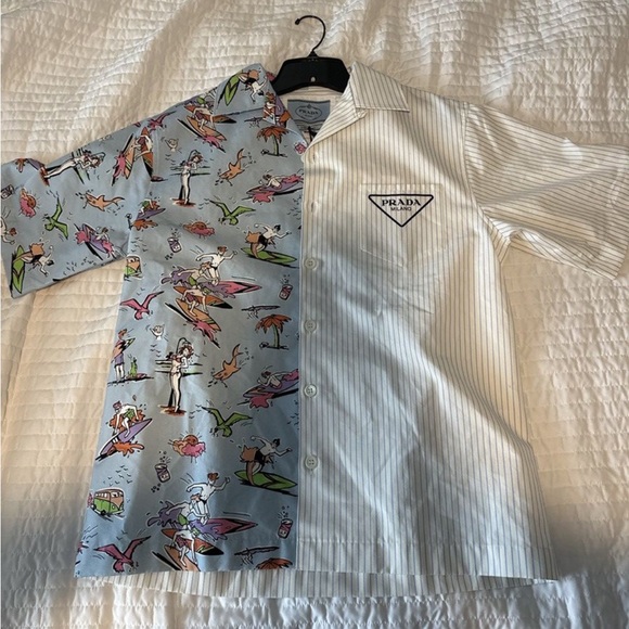 Brand New Prada Shirt boxy fit fits amazing